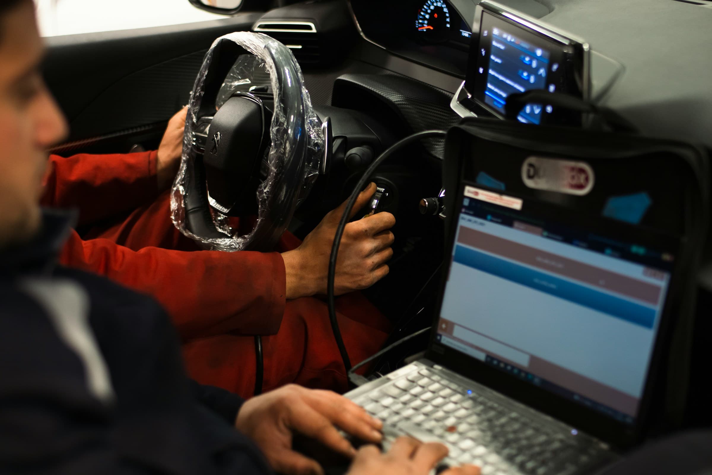 Diagnostic scan in progress